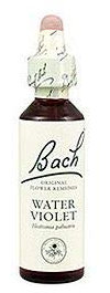 Bach - Flor de Bach Water Violet, Complemento Alimenticio, con Extracto de Flores de Violeta de Agua, Uva de Alc 27% Vol, Ayuda a Gestionar las Emociones Cuando Se Quiere Ser Más Sociable - 20 ml