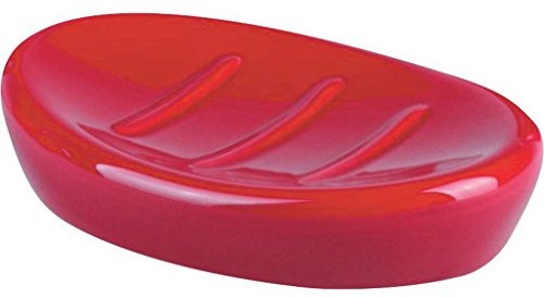SANWOOD Porte-savon COPPALINO en céramique, rouge
