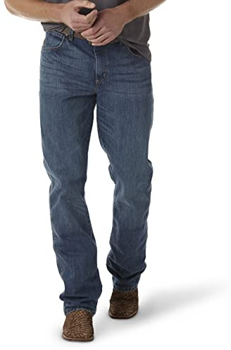 Wrangler All Terrain Gear by Relaxed Boot Cut Chic De Corte/Holgado/ر//ر/ال / / / ل/ر/ال Retrô COM ARelaxadoretro Relax-Fit Jeans, True Blue., 29W x 30L