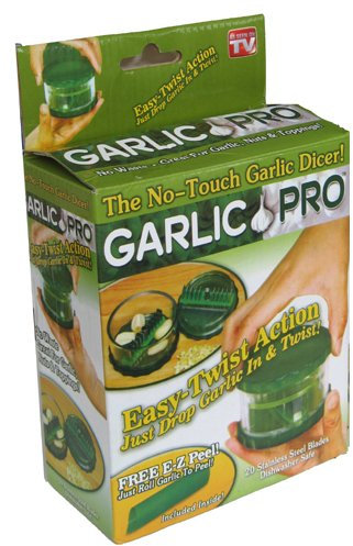 Knoblauch Schneider Set Knoblauchschäler Schäler Raspel Hobel Reibe Garlic Pro