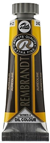 Rembrandt Ölfarbe - Extra Fine Aureolin 242-15 ml Tube - Butterartige Konsistenz & hohe Lichtechtheit - Premium Künstlerfarbe