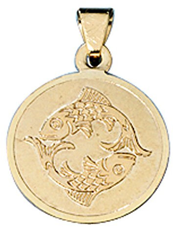 Jobo Sternzeichen-Anhänger Fische aus 8 Karat 333 Gold