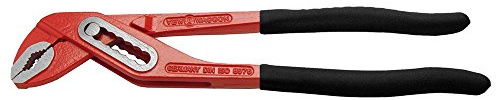 VBW 966032 Pinza per pompa acqua 302mm, verniciata / lucidata, rossa / nera