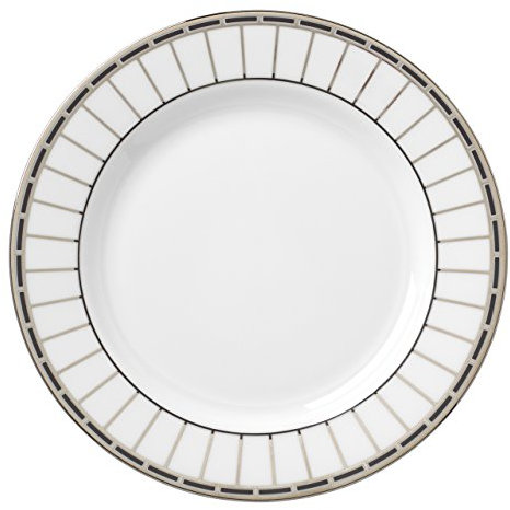 Lenox Platinum Onyx Butter Plate, White