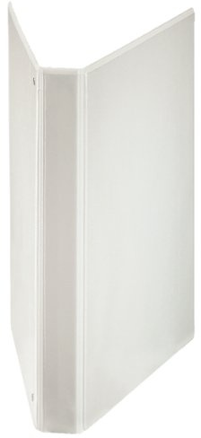 Esselte 55292 Individualisierbar Ringbuch A4 Maxi 230 Blatt Kapazität Polypropylen beschichteter Karton 4 Ringe, Weiß