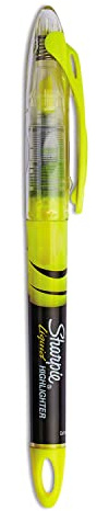 Sharpie 1754463 Accent Liquid Pen Style Highlighter Chisel Tip Fluorescent Yellow Dozen