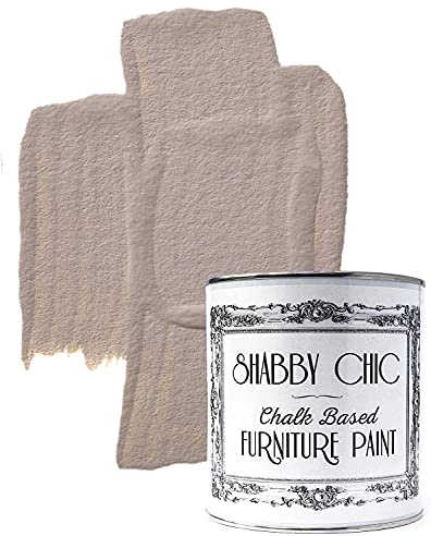 Shabby Chic Chalk Based Furniture Paint, Latte - 1 L | Distressed Matt Finish for Furniture, Home Decor or DIY Projects | Interior & Exterior | Non-Sand, Suitable for Wood, Plastic & Metal
