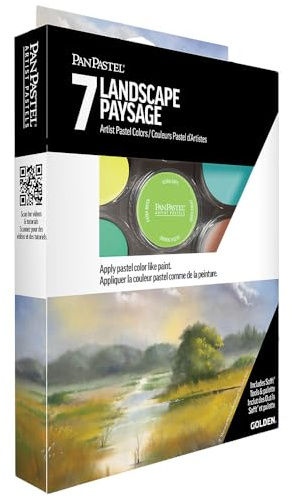 Pan Pastel Ultra Soft Artists' Painting Pastels Landscape Colours Starter Set