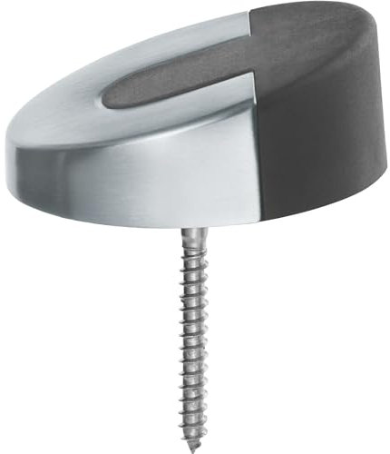 FSB Bodentürpuffer 38 3816, Durchmesser 60 mm, Anschlag Gummi, Edelstahl, 1 Stück, feinmatt,0 38 3816 00000 6204