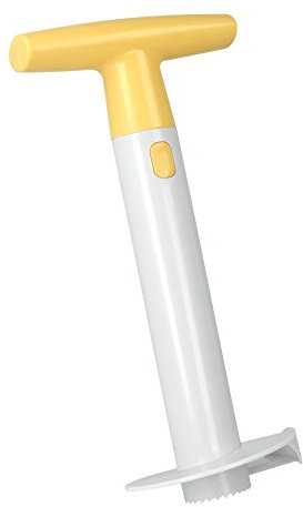 Metaltex 204652 Découpe et Vide Eplucheur Ananas Argent 28 x 28 x 18 cm