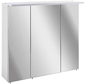 Schildmeyer Spiegelschrank, Holz, 70,5 x 16 x 73 cm, weiß