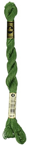 DMC 115 5-987 Pearl Cotton Thread, Dark Forest Green, Size 5