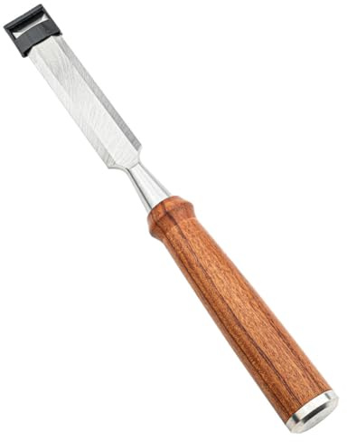 Vanadium Steel Woodworking Chisel Ergonomic Rosewood Handle Multi fonctionnels Tool pour la sculpture en bois et la fabrication de meubles de 20 mm 260 mm Longueur