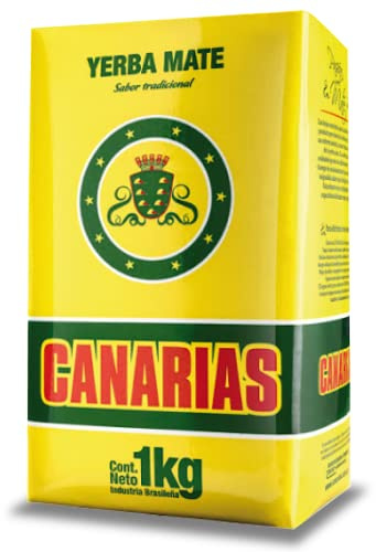 Canarias Yerba Mate Canarias (Hierba Mate)1 kg (Paquete de 1)