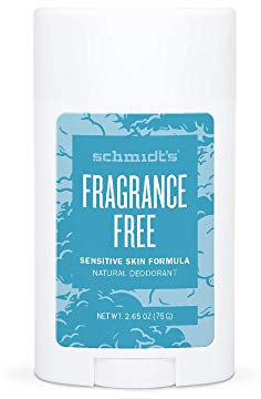 Schmidt's - Desodorante Natural en Barra para Pieles Sensibles Sin Perfume Vegano - 75 g