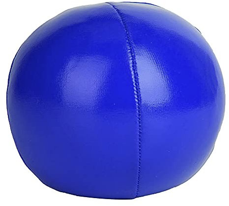 Alomejor Palline da Giocoliere, 3pezzi Palle da Giocoleria in PU e Borsa Professionali per Bambini Adulti(Blu)