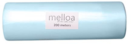 MELLOA poubelle à couches chargeur cartouche compatible avec les d'élimination des couches Tommee Tippee Sangenic Tec Twist and Click Semplee Ubbe et d'autres (Bleu, 200m)