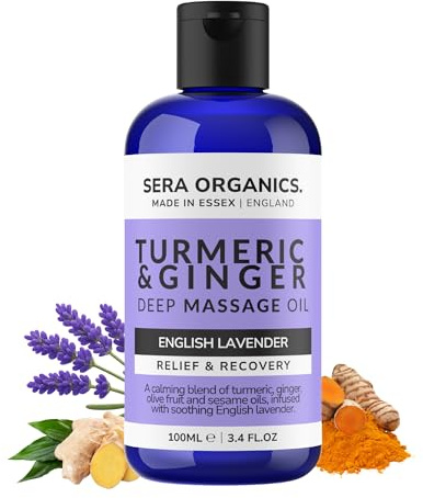 Turmeric Massage Oil for Arthritis, Joint & Muscle | Lavender 100ml