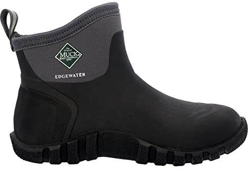 MUCK Men's Edgewater Classic Ankle Boot, Black, Size 9(M)