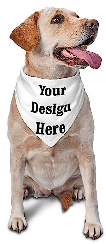 Personalisiertes Hundehalstuch, individuelle Haustierhalstücher mit Namen, Nummer, Foto, Logo, individueller Halsschmuck, Hundehalstuch, Dreieckslätzchen, Kopftuch, Stirnband, Haustierkostüm-Zubehör