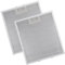 2 Pcs Cooker Hood Filters, 320x260mm 5-Layer Aluminum Universal Cooker Hood Filter, Filter for Extractor Fan Cooker Hood, Good adaptability and compatibility，Please note the measurements！
