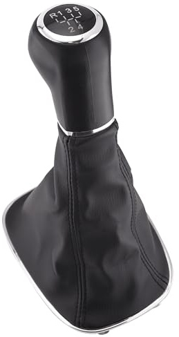 5 Speed Gear Shift Knob with Stick Gaiter Boot Cover for Opel for Vauxhall | For Vauxhall Adam M13 2012-2019 Corsa Mk4 (E) X15 2014-2023 for Opel Adam M13 2012-2019 Corsa E X15 2014-2023,ABS,Gear Knob