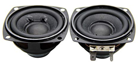 Zqxnt 1 Pair 66mm 2 Inch Inside Horn Loudspeaker 4 Ohm 10W Bass Multimedia Small Speakers With Fixing Holes Bass Multimedia