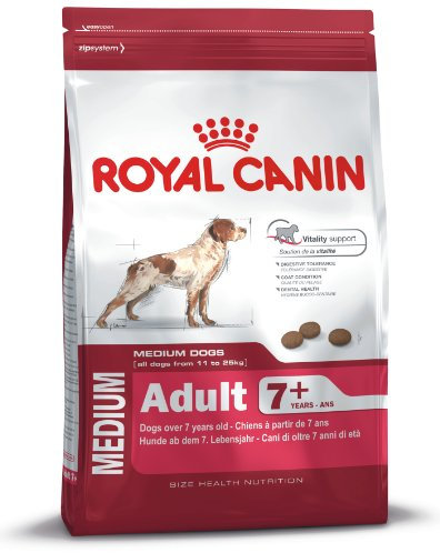 Royal Canin Medium Adult, 7+, 15 kg, 1er Pack (1 x 15 kg Packung), Hundefutter