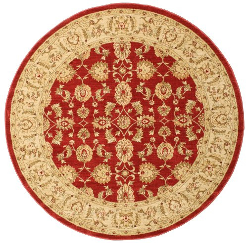 RugVista Ziegler Kaspin Alfombra, Ø 200 cm, Rojo