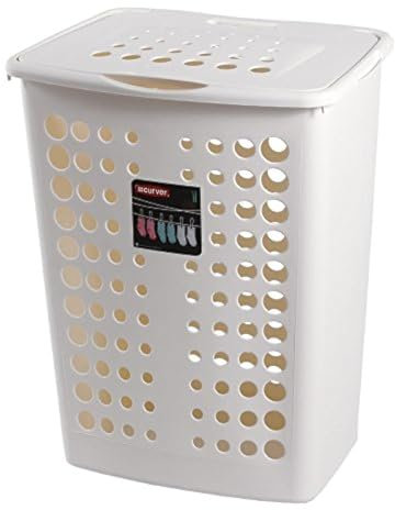 CURVER Wäschekorb, 40 x 29 x 51 cm, 40 Liter, cremefarben