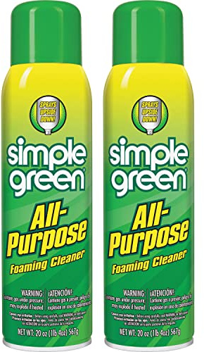 Simple Green All-Purpose Foaming Aerosol Cleaner, All-Purpose Cleaning and Degreasing, 20 Oz (Pack of 2)