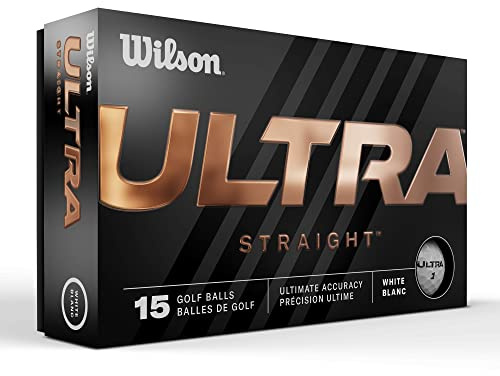 Wilson 23' Ultra Straight Golf Balls - 15 Pack, White