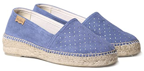 Espadrille Femme en Daim - Eddy-St - Indigo, 35 EU
