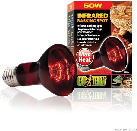 Exo Terra Infrared Basking Spot Lamp, 50 W