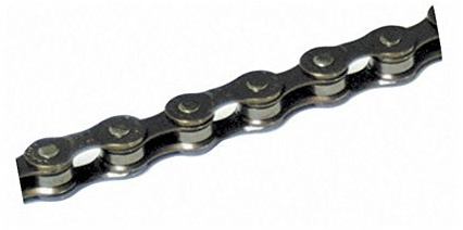 KMC Z8.1 8 speed inner chamfering 7.1MM pin length Bicycle Chain (1/2 x 3/32) Gray 1 pcs /Steel 116 links