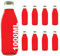 8 leere Glasflaschen 1000ml Milchflaschen Saftflaschen Flaschen VINTAGE STYLE von slkfactory