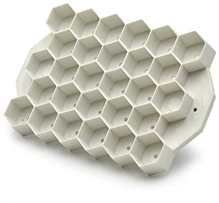 Erretre srl Stampo per Pane Tartaruga Esagonale da 14x11 cm con Impugnatura Professionale