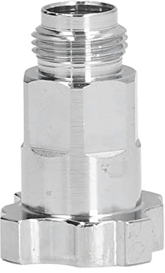 Connecteur de Gobelet de Pulvérition, Joints de Pot de Performances Stables Accessoires de Pistolets Jetables en Acier Inoxyble Kit D'aptateur D'aérographe à Bonne(Filetage extérieur G3/8)