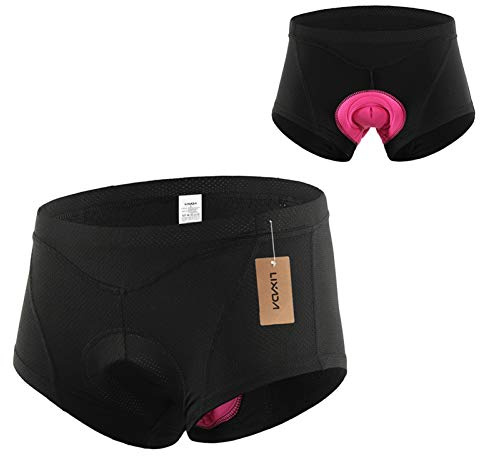HUIOP Femmes vélo sous-vêtements 3D Gel rembourré vélo Slips VTT Cyclisme vélo sous-vêtements Shorts,sous-vêtements de vélo pour Femmes