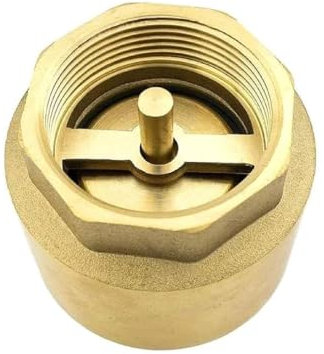 Vielseitiges Messing-Rückschlagventil, strapazierfähig, 2,5 cm, Messing, vertikale Rückschlagventile, einfache Installation, geeignet für Wasser, Öl und mehr Rückschlagventile