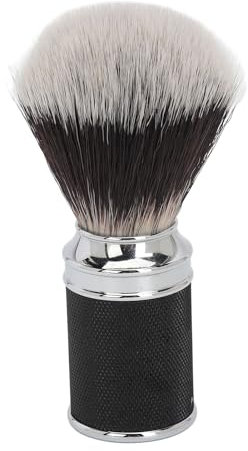 Spazzola in Schiuma per Barba da Uomo, Spazzola Professionale in Nylon per Rifinitura della Barba Spazzola per Schiuma per Sapone con Crema per Barba per Salone di Casa