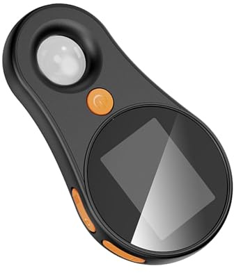 Microscopio digitale portatile, ingrandimento 500x, schermo IPS da 2,0 pollici, illuminazione migliorata con 8 LED, microscopio tascabile, per bambini e adulti, : nero