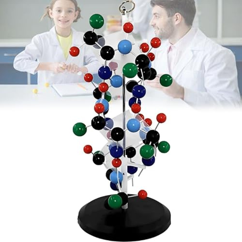 hocvseo Modelo Molecular De Proteína, Modelo De Proteína De ADN Estructura De Doble Hélice, Hecho De PVC, Ayuda Visual para La Enseñanza, para La Educación De Ciencias Biológicas