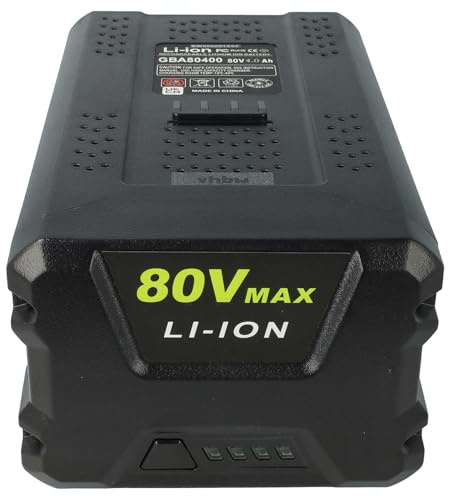 vhbw Batería reemplaza Stiga BT 80 Li 5.0, BT 80 Li 4.0 para cortacésped recortabordes desbrozadora 4000mAh 80V Li-Ion