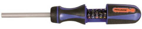 Projahn 4192 - Cacciavite a cricchetto da 1/4 con scomparto portainserti