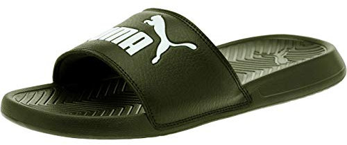 Puma Popcat, Unisex-Erwachsene Dusch- & Badeschuhe, Grün (Olivine-Puma Silver 40), 42 EU