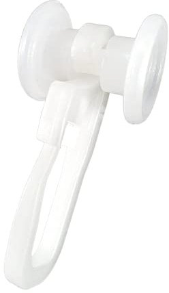 Gardinenrollen/Universelle Gardinenröllchen/Gardinengleiter/Gardinenhaken - U-Laufrollen für U-Schienen für U-Gardinenschienen (200)