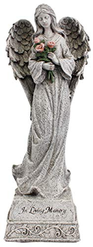 CBC Memorial 14 Standing Angel Resin Grave Statue