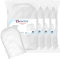 Omnitex Lot de 4 x 50 gants de nettoyage jetables pour le corps | Doux et épais | Design ergonomique incurvé | Utilisation avec du gel douche ou de l'eau pour nettoyer et exfolier | Incontinence, bain