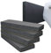HYSHLC 4X Garagen Wandschutz, 30 x 10 x 3 cm Kantenschutz Selbstklebend Türkantenschutz Auto Wandpolster Selbstklebend Autotür Schutz Garagenwand für Ihr Auto,Garagenwand und Parkplatz, Schwarz